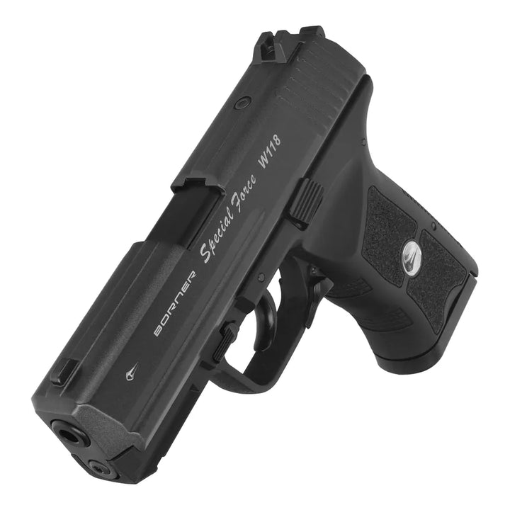 Borner - P99 (W118) - CO2 Drevet Luftpistol med Blowback - 4.5mm BB