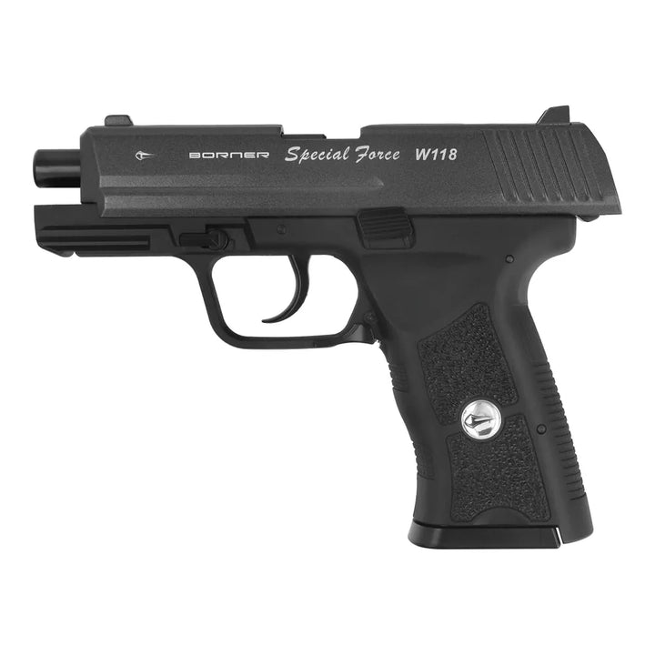 Borner - P99 (W118) - CO2 Drevet Luftpistol med Blowback - 4.5mm BB