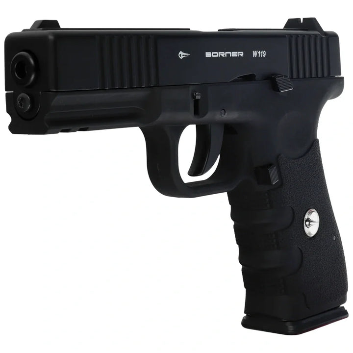 Borner - W119 CO2 Drevet Luftpistol med Blowback - 4.5mm BB