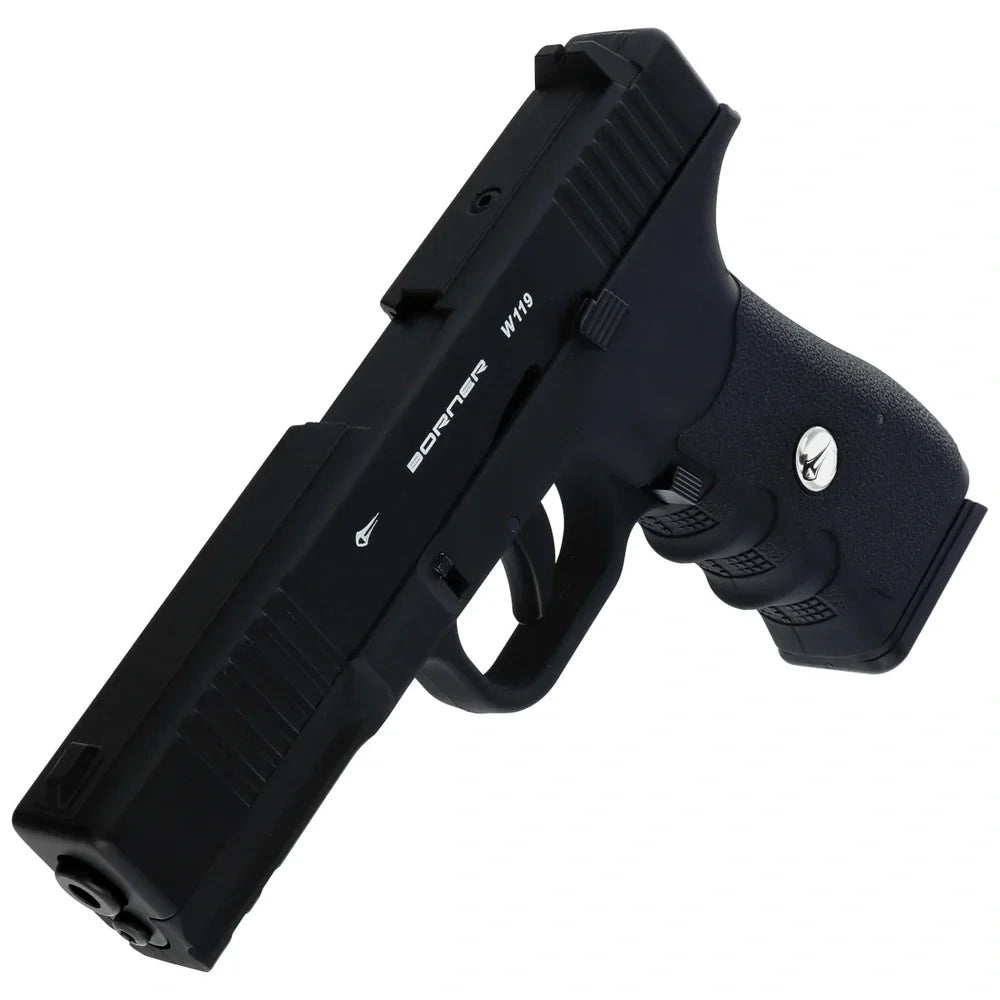 Borner - W119 CO2 Drevet Luftpistol med Blowback - 4.5mm BB