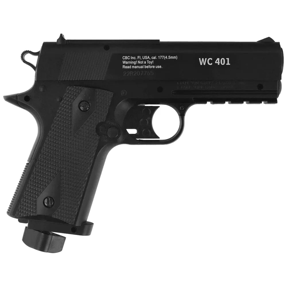 Borner - 1911 Defender (WC 401) - CO2 Drevet Luftpistol - 4.5mm BB