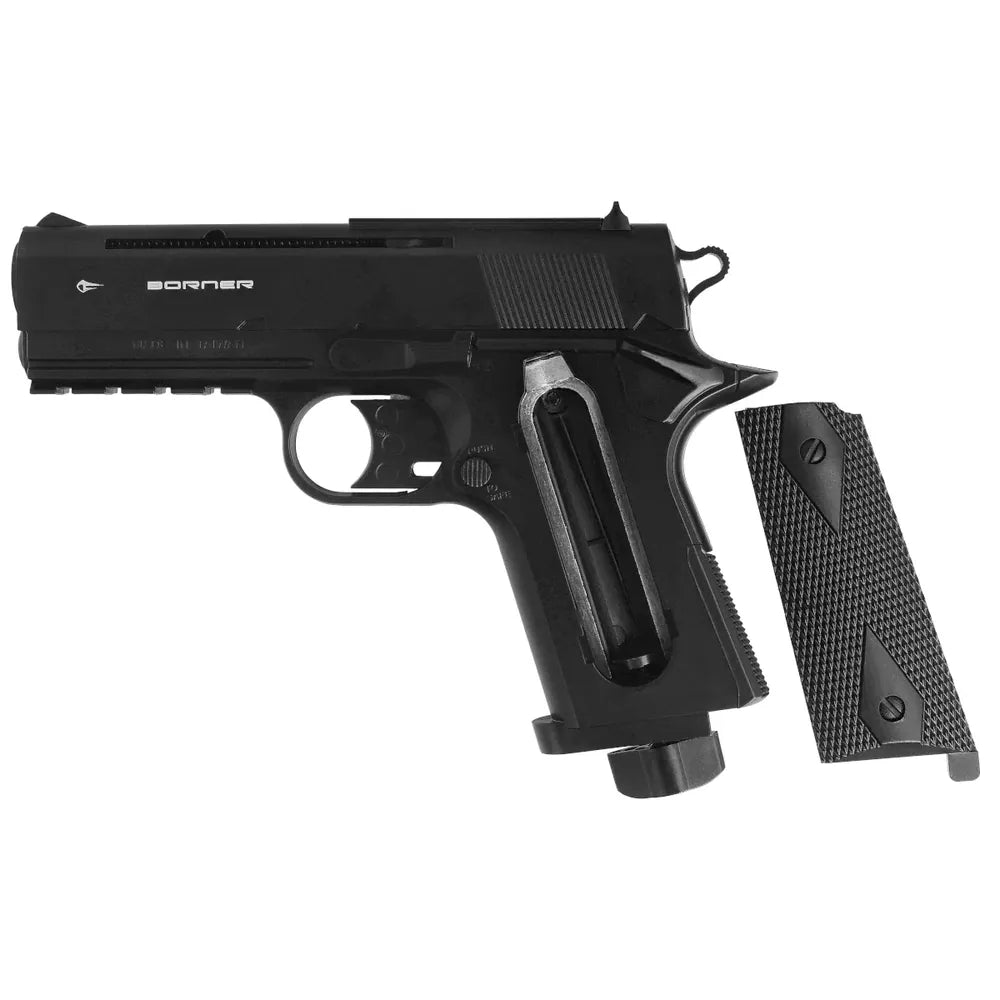 Borner - 1911 Defender (WC 401) - CO2 Drevet Luftpistol - 4.5mm BB