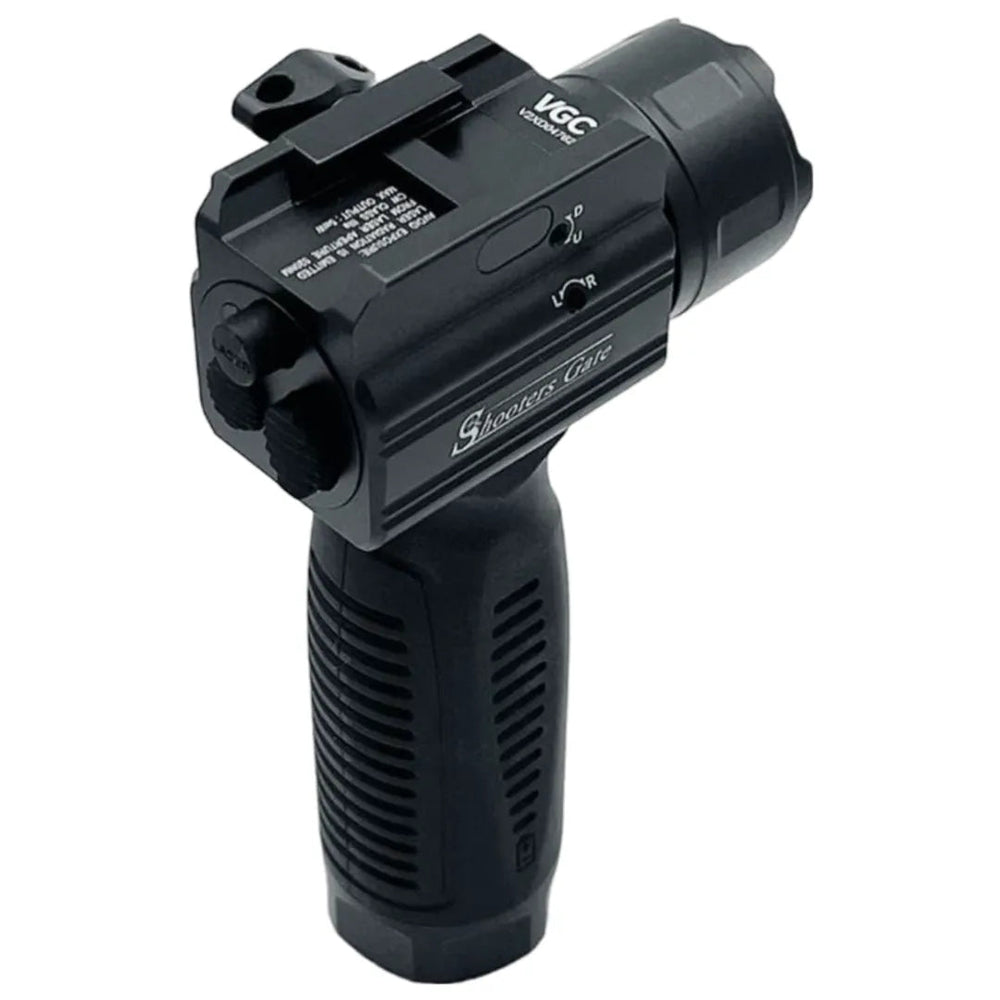 Frontgrep med Grønn Laser og Lykt (2000 Lumen) - 21mm Rail - Game-On.no