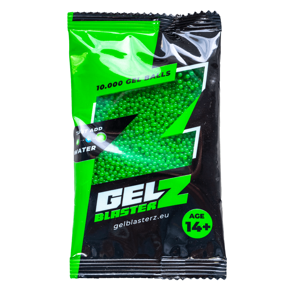 Boules de Gel - Gel Blasterz - Vert - 10 000 pcs