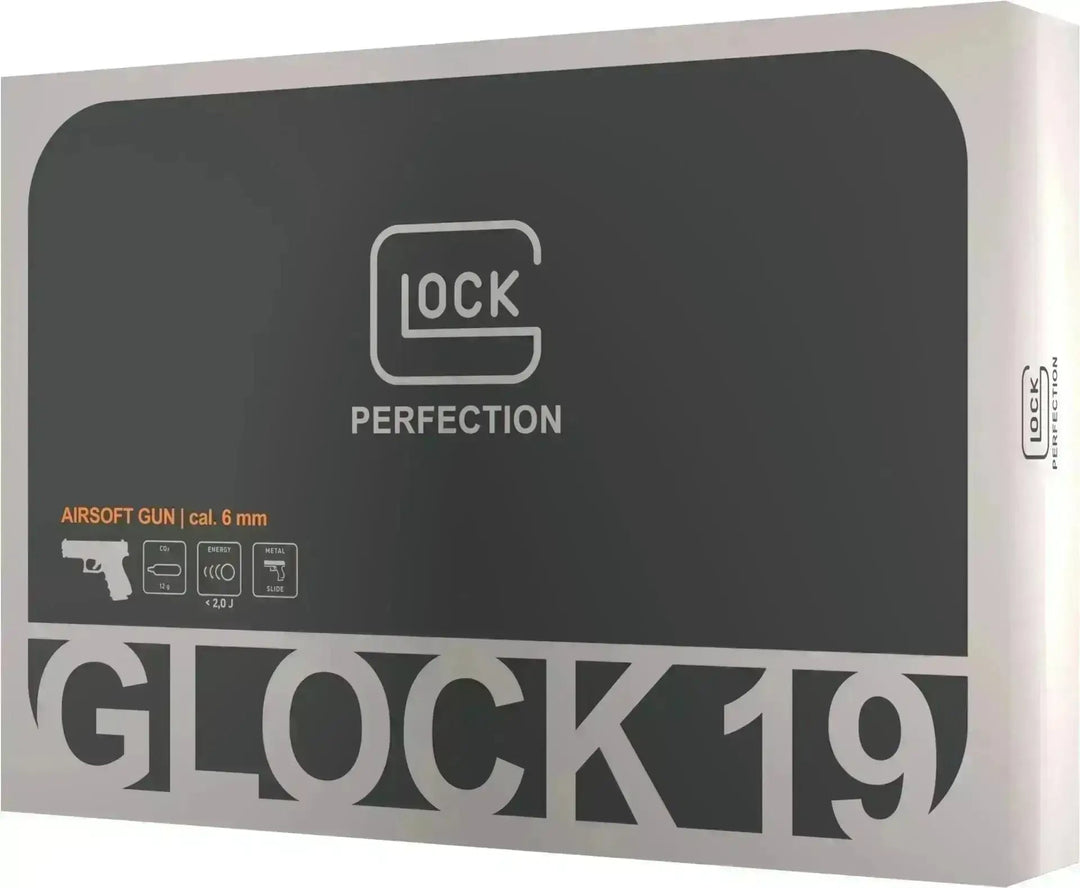 Glock 19 Co2 Airsoft Uten Blowback GNB - Pakkesett - Game-On.no