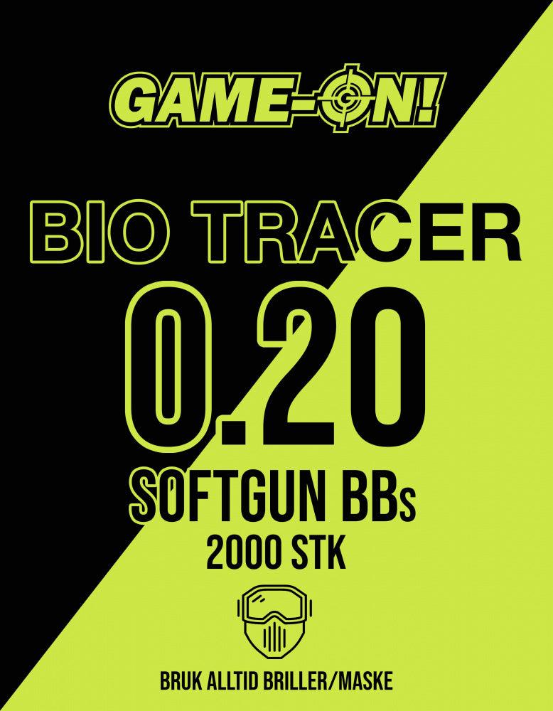 GO! Grønne BIO Tracer Kuler - 0.20g - 2000stk - gameon.eu