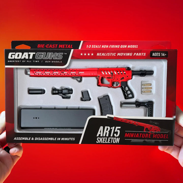 Goatguns - Mini AR15 Skeleton "Reaper" - Replika Modell - Game-On.no