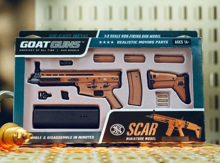 Goatguns - Mini SCAR - Replika Modell - TAN - Game-On.no