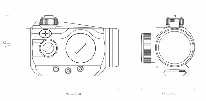 Hawke - Vantage Red Dot Sikte 30mm - 21mm Weaver - gameon.eu