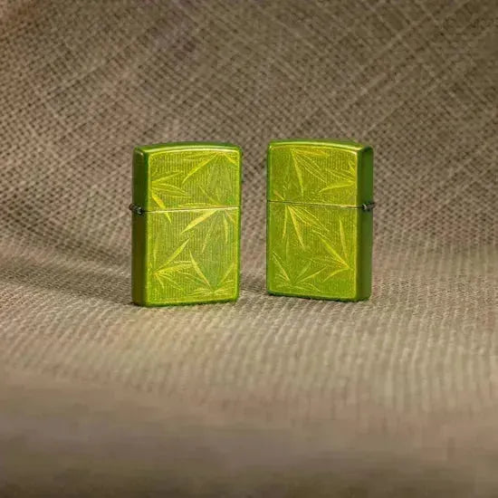 Iced Cannabis Motiv - Lighter - Game-On.no