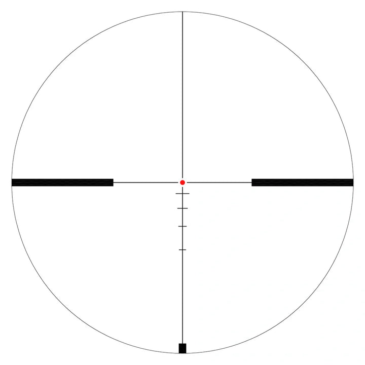 Jumelles Keck Precision ED 1-6x24 SFPIR LPVO 30 mm - Réticule lumineux, IPX7