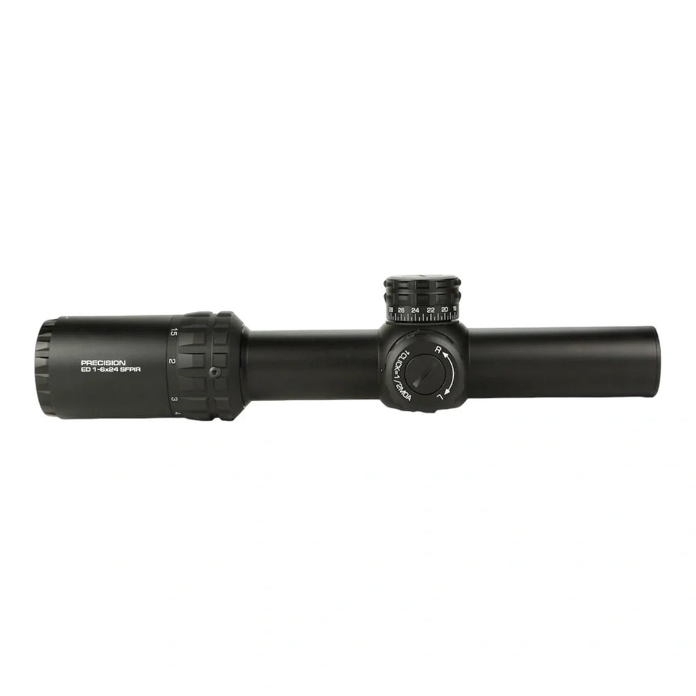 Jumelles Keck Precision ED 1-6x24 SFPIR LPVO 30 mm - Réticule lumineux, IPX7