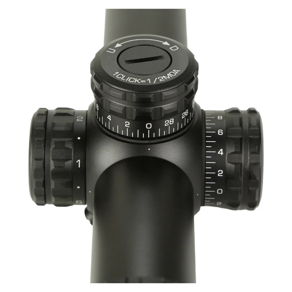 Jumelles Keck Precision ED 1-6x24 SFPIR LPVO 30 mm - Réticule lumineux, IPX7