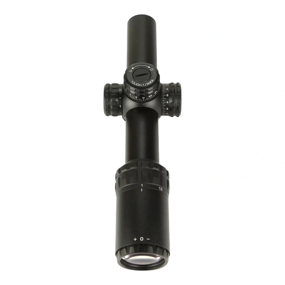 Jumelles Keck Precision ED 1-6x24 SFPIR LPVO 30 mm - Réticule lumineux, IPX7