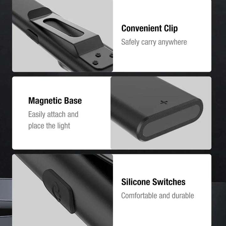 Klarus - E5 Svart - Oppladbar Tur og Lommelykt - 100+600 Lumen - Game-On.no