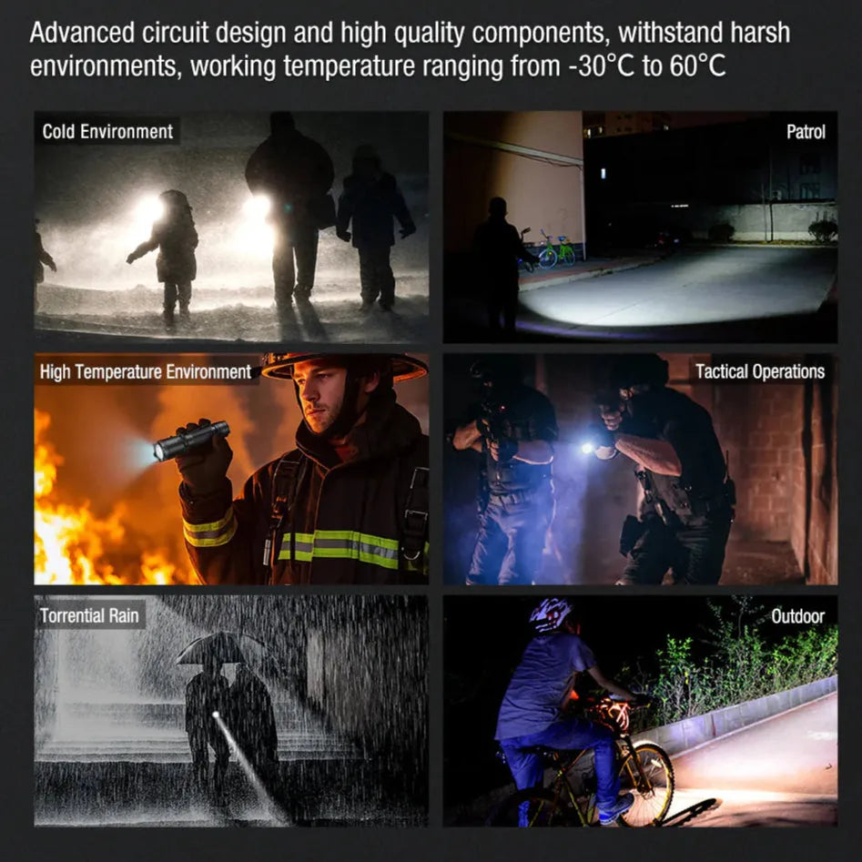 Klarus - XT11GT Pro V3.0 - Kompakt Taktisk Lommelykt - 3300 Lumen - Game-On.no