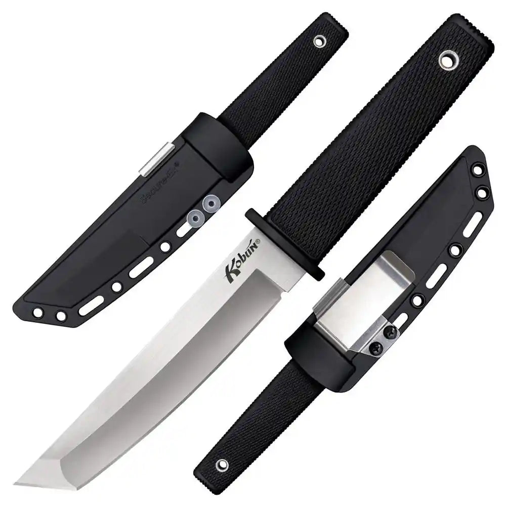 Cold Steel - Couteau Kobun Tanto - Lame AUS-8A avec gaine Secure-Ex