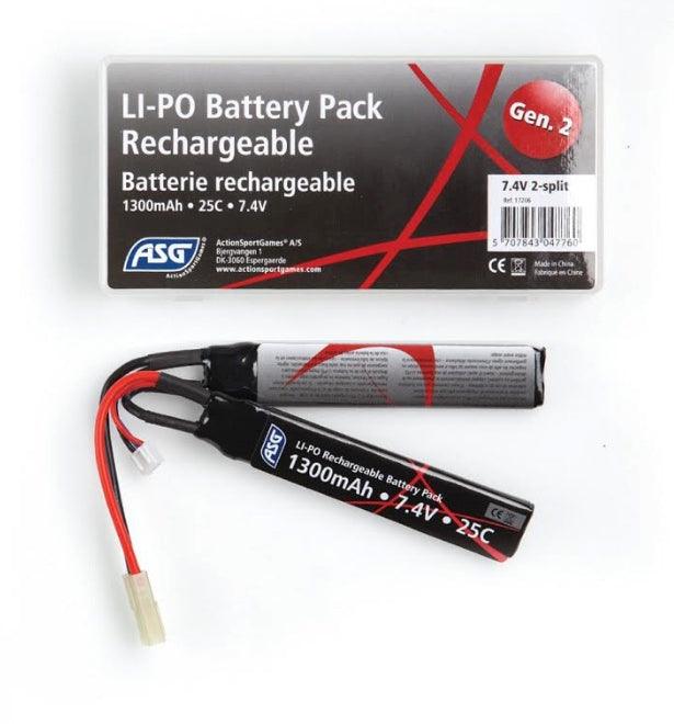 Li-Po Batteri 7.4V 1300mAh Sticks - gameon.eu