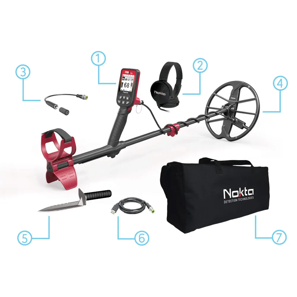 Nokta - Détecteur de métaux FindX Pro - Pack de démarrage complet