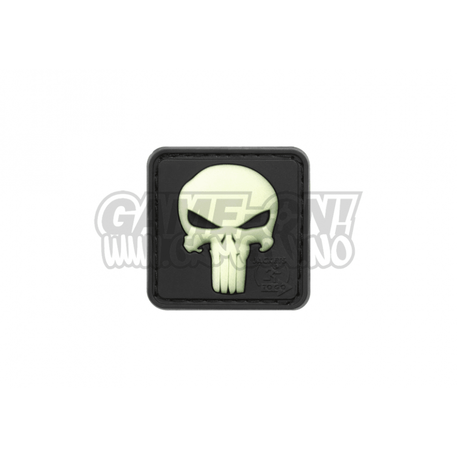 Punisher Patch - Lyser i Mørket - gameon.eu