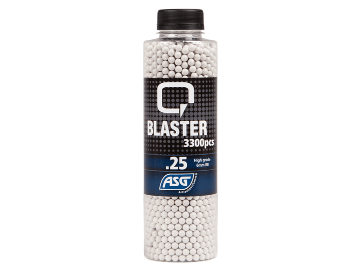 Q-Blaster Softgunkuler - 0.25g 3300stk - gameon.eu