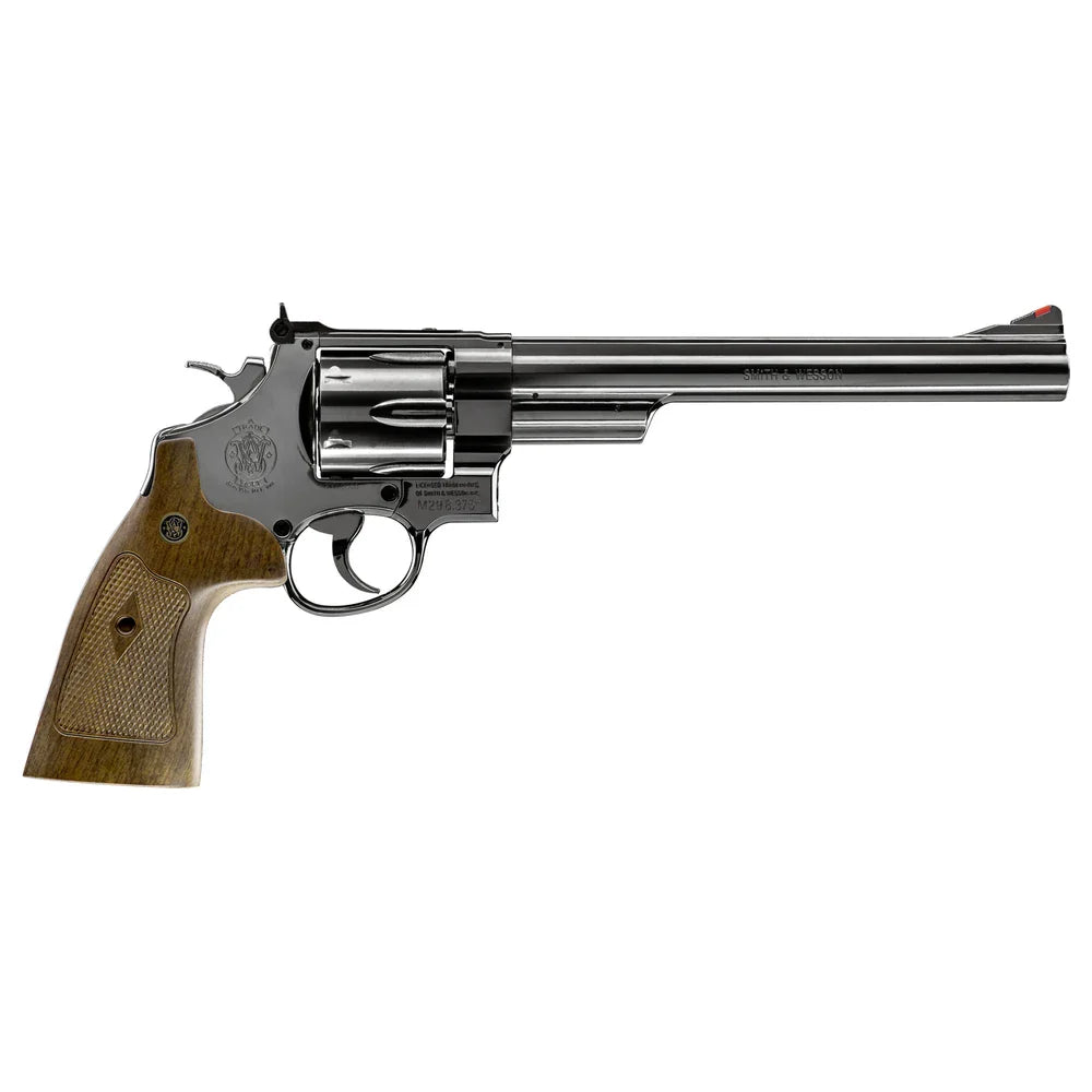 S&W - M29 8" Revolver à billes d'acier de 4,5 mm, alimenté au CO2, finition bleuie polie