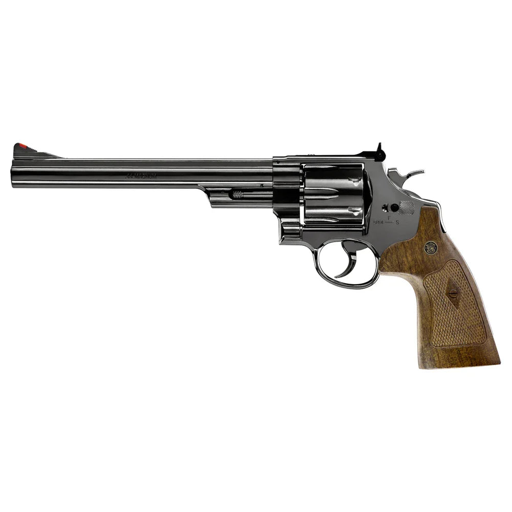 S&W - M29 8" Revolver à billes d'acier de 4,5 mm, alimenté au CO2, finition bleuie polie