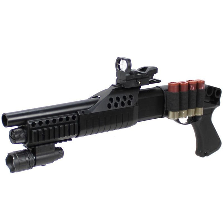 AGM - M180 A2 / M500 Fjærdrevet Softgun Hagle - Lys og Sikte inkludert