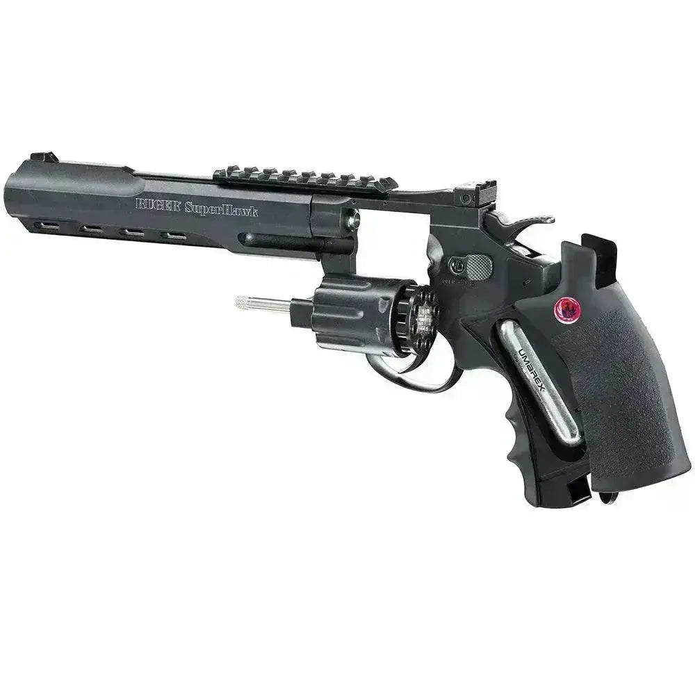 Ruger Superhawk – CO₂ softgun-revolver 6mm med 175 m/s - Game-On.no