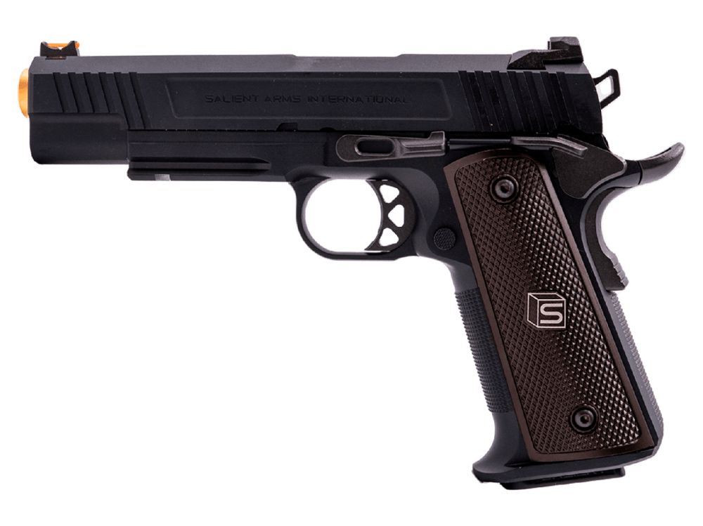 Salient Arms 1911 Blowback Softgunpistol Full metall - Svart - gameon.eu