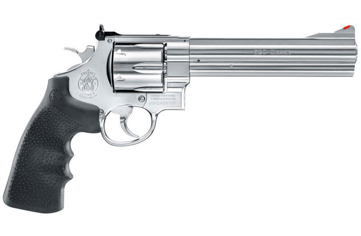 S&W - 629-6.5 CO2 Drevet - 4.5mm BB Revolver - Sølv - gameon.eu