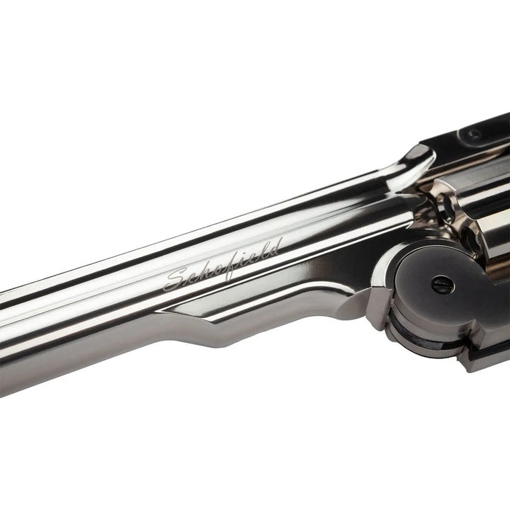 Schofield 6`- Revolver pour armes aériennes - Plomb de 4,5 mm - Argent