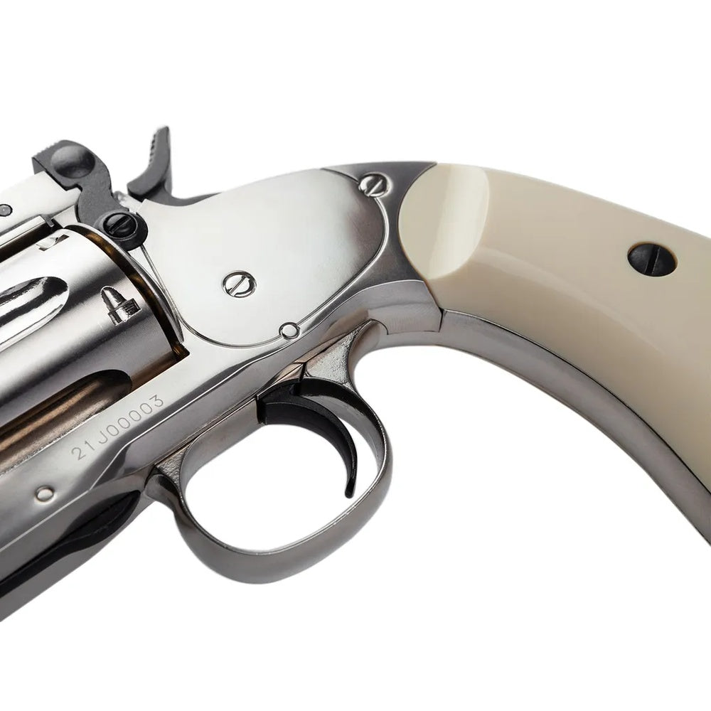 Schofield 6`- Revolver pour armes aériennes - Plomb de 4,5 mm - Argent