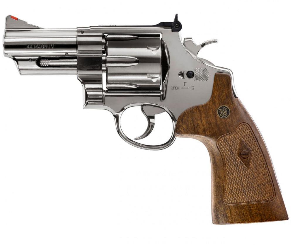 Smith & Wesson - M29 3 CO2 Drevet Softgunrevolver - Blå Polert - gameon.eu