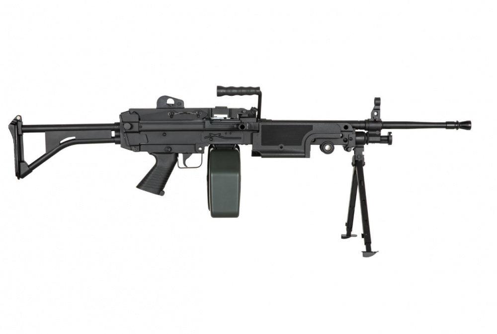 Specna Arms - M249 MK1 Core Elektrisk Maskingevær - Svart - gameon.eu