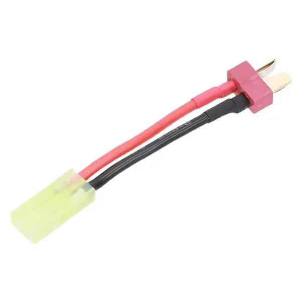 Specna Arms adapter med han T-Connect (Deans) og hun Mini Tamiya