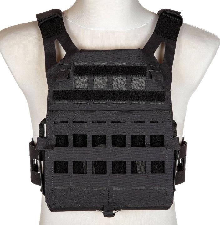 Taktisk Lemod Plate Carrier Vest - Laser Cut - Svart - gameon.eu