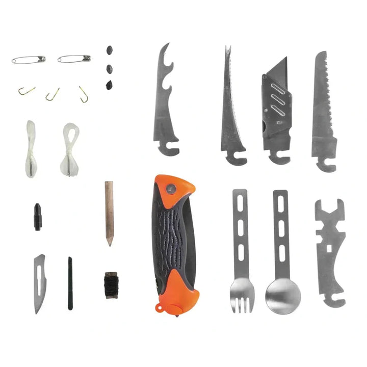 Texar - Bushcraft Kit - Overlevelsessett med Mye Utstyr