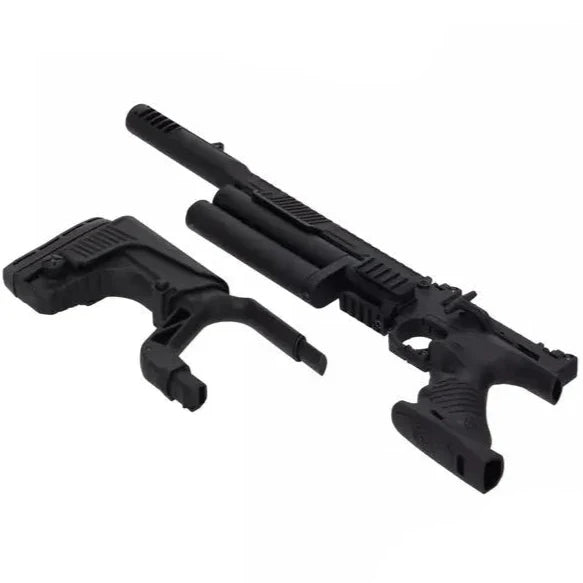 Hatsan Jet 3 Black PCP Airgun - Pistolet à air comprimé 4,5 mm avec flacon