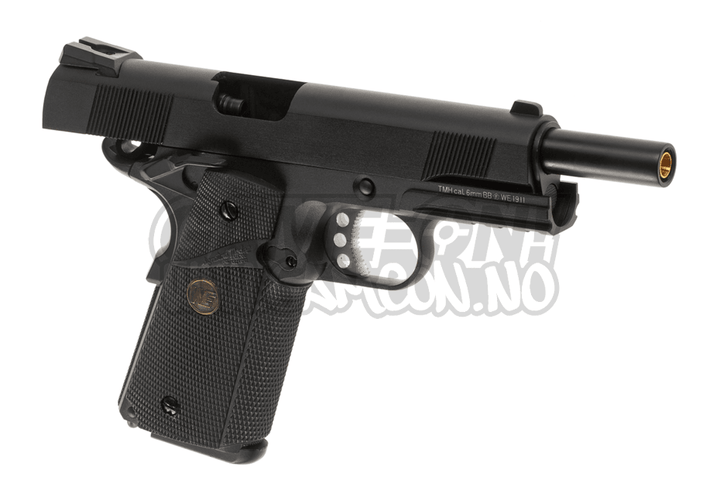 WE - 1911 MEU Gassdrevet Softgunpistol - Svart - gameon.eu