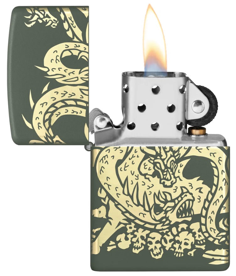 Zippo - 360 Drage Motiv - Game-On.no