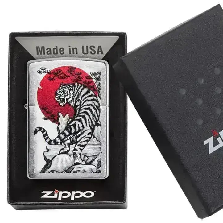 Zippo Lighter - Asian Tiger Design - Game-On.no