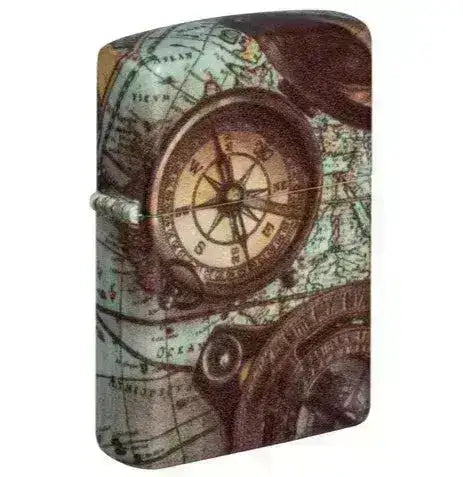 Zippo Lighter - Kompass 360 Design - Game-On.no