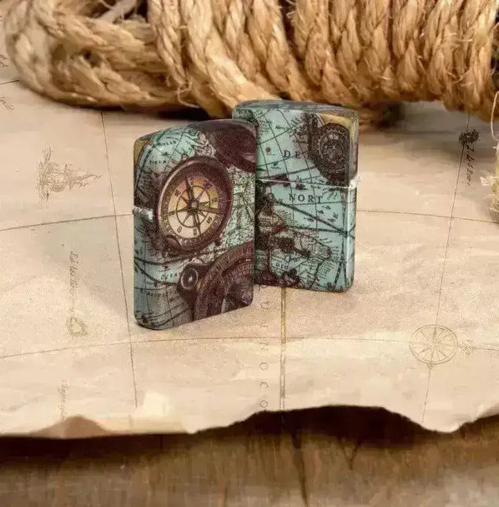 Zippo Lighter - Kompass 360 Design - Game-On.no