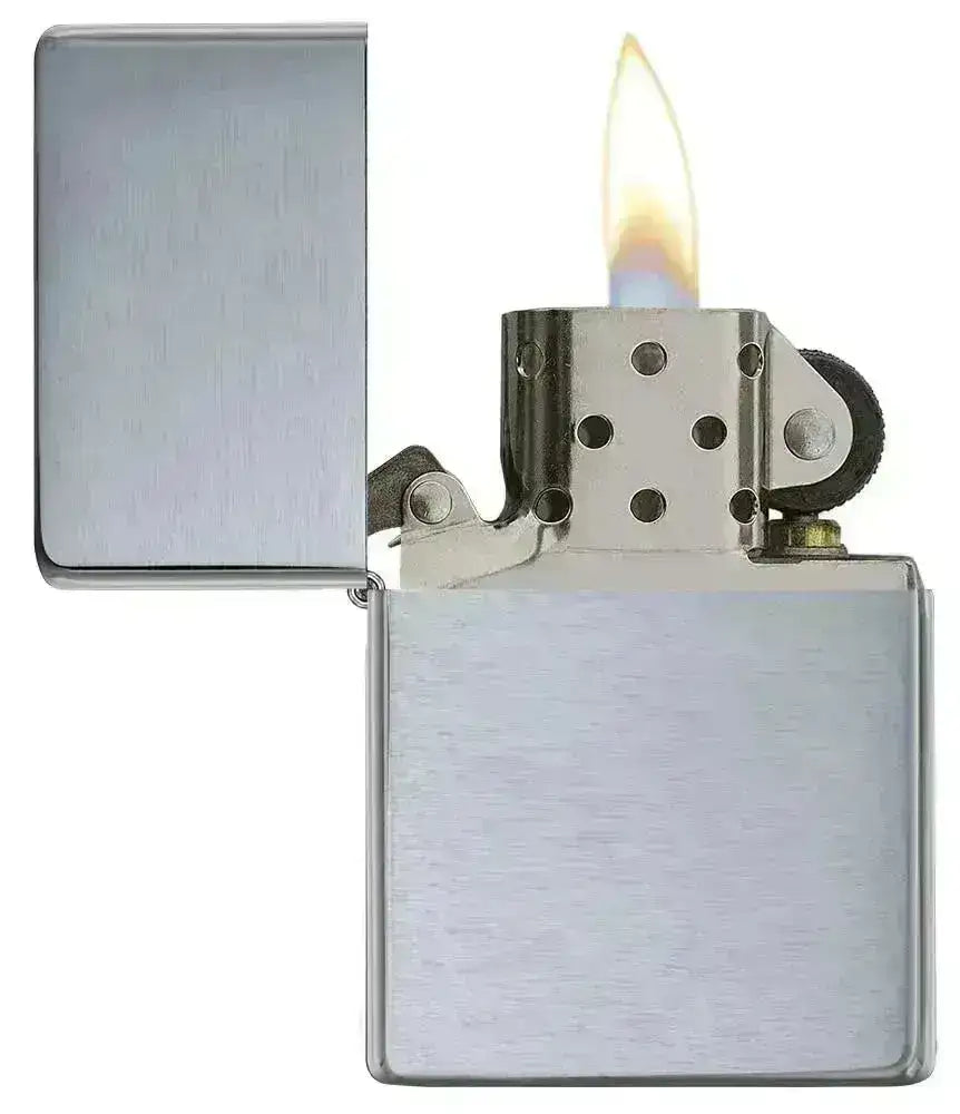 Zippo Lighter - Vintage 1937 Børstet Stål - Game-On.no