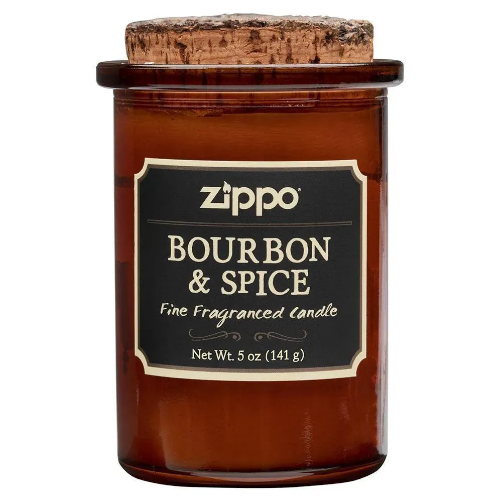 Zippo - Spirit Candle Duftlys - Bourbon & Spice - Game-On.no