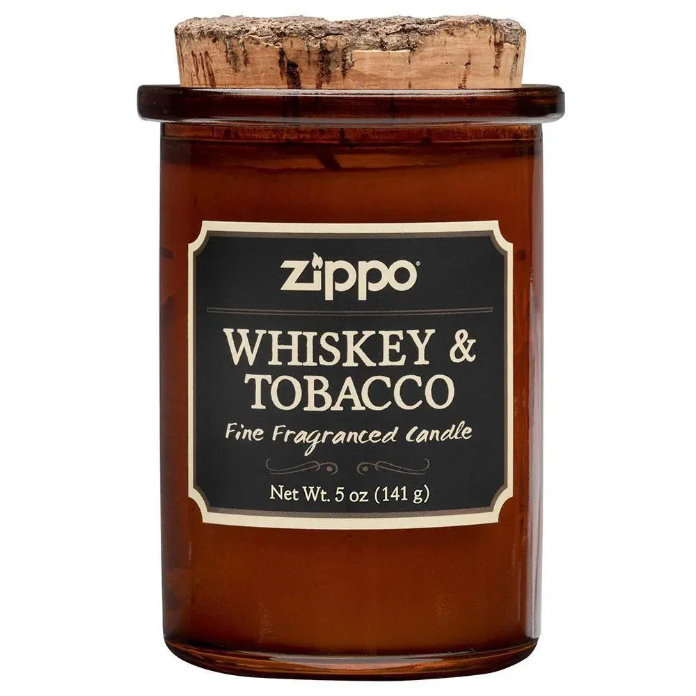 Zippo - Spirit Candle Duftlys - Whiskey & Tobacco - Game-On.no